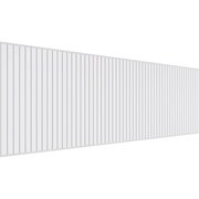Ekena Millwork Set of Five Panels for 94 1/2"W x 32 1/4"H Beadboard Fretwork Wainscot Wall Paneling WPKP16X01X19BBD